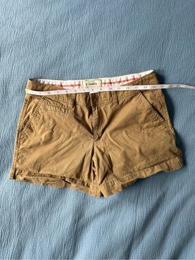 5" Cotton Chino Shorts in Brown - Women's Casual Shorts